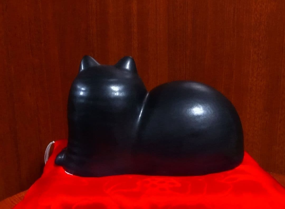 リサラーソン マイ maj オールブラック 高級座布団付き