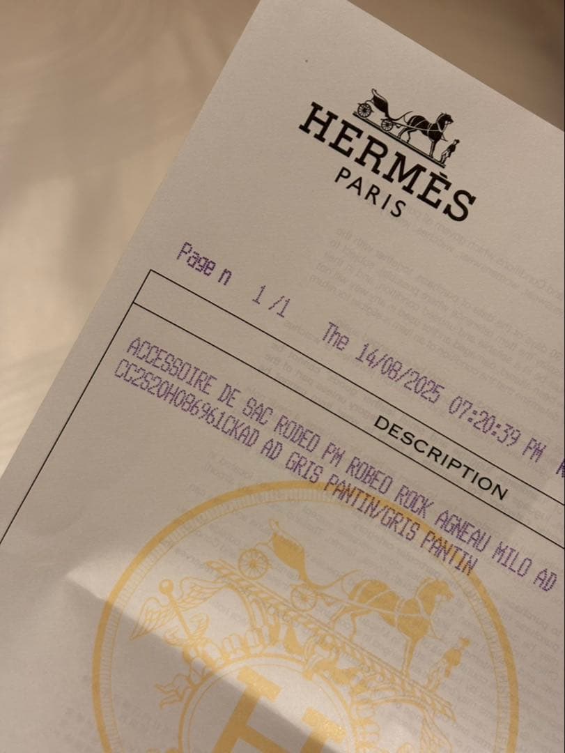 ＊レア＊エルメス HERMES ロデオチャーム　ロベオ・クールPM