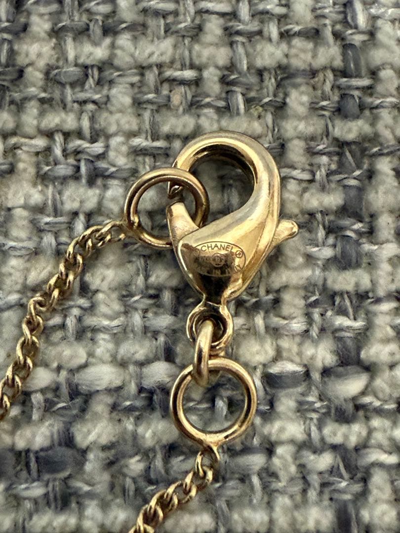 CHANEL CCロゴカメリアネックレス