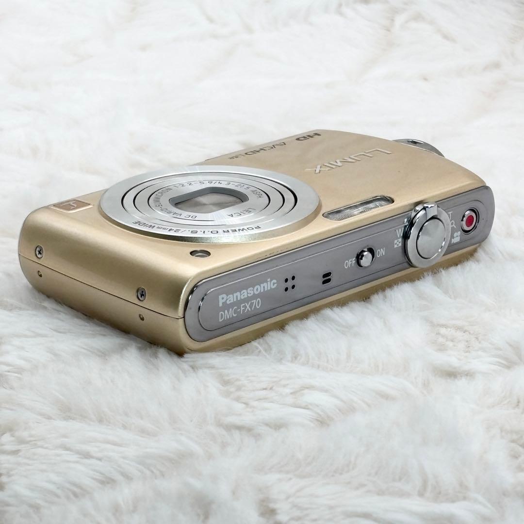 美品✨ Panasonic LUMIX DMC-FX70 ゴールド
