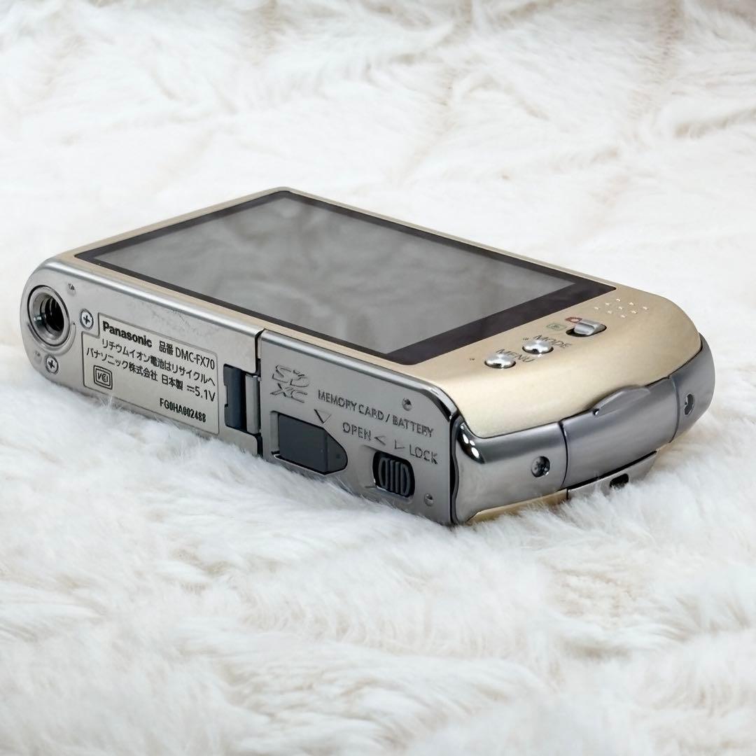 美品✨ Panasonic LUMIX DMC-FX70 ゴールド