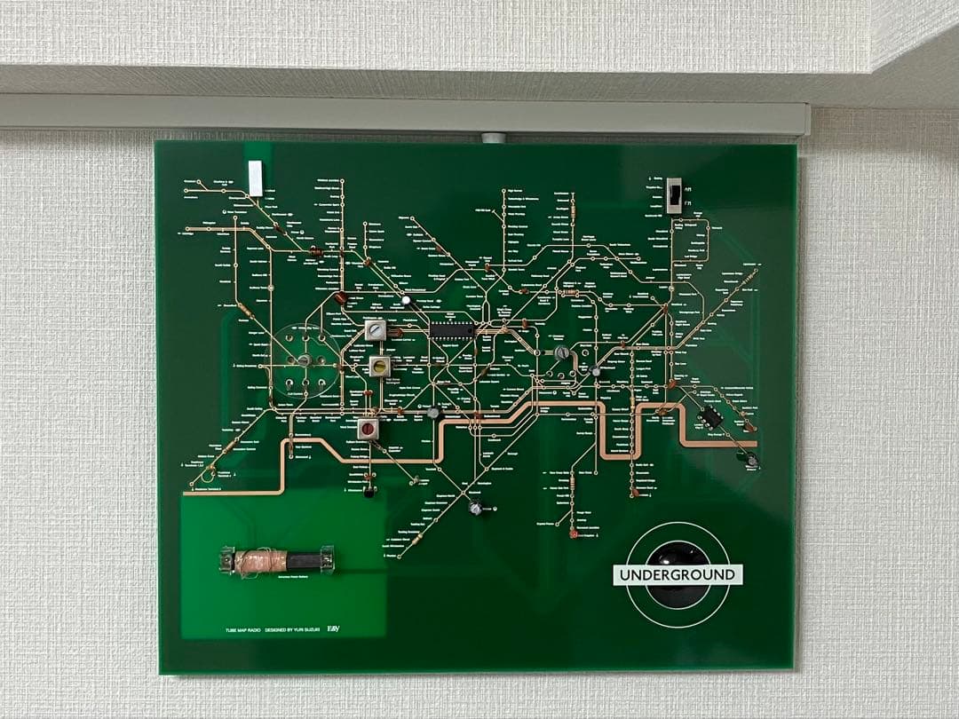 ロンドン地下鉄 Tube Map Radio 電子回路