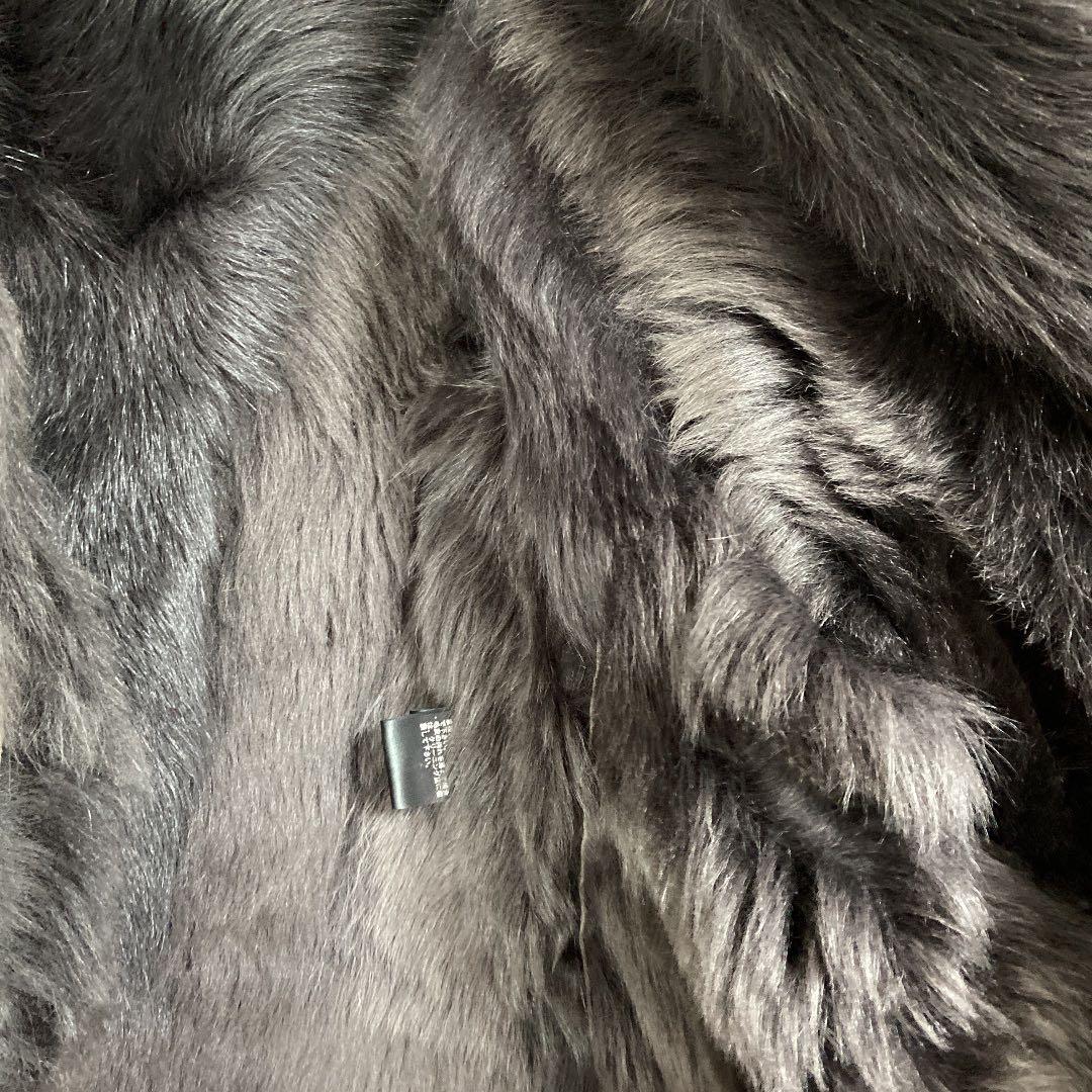 AF リアルムートン　本革 ライダース　　羊毛100%