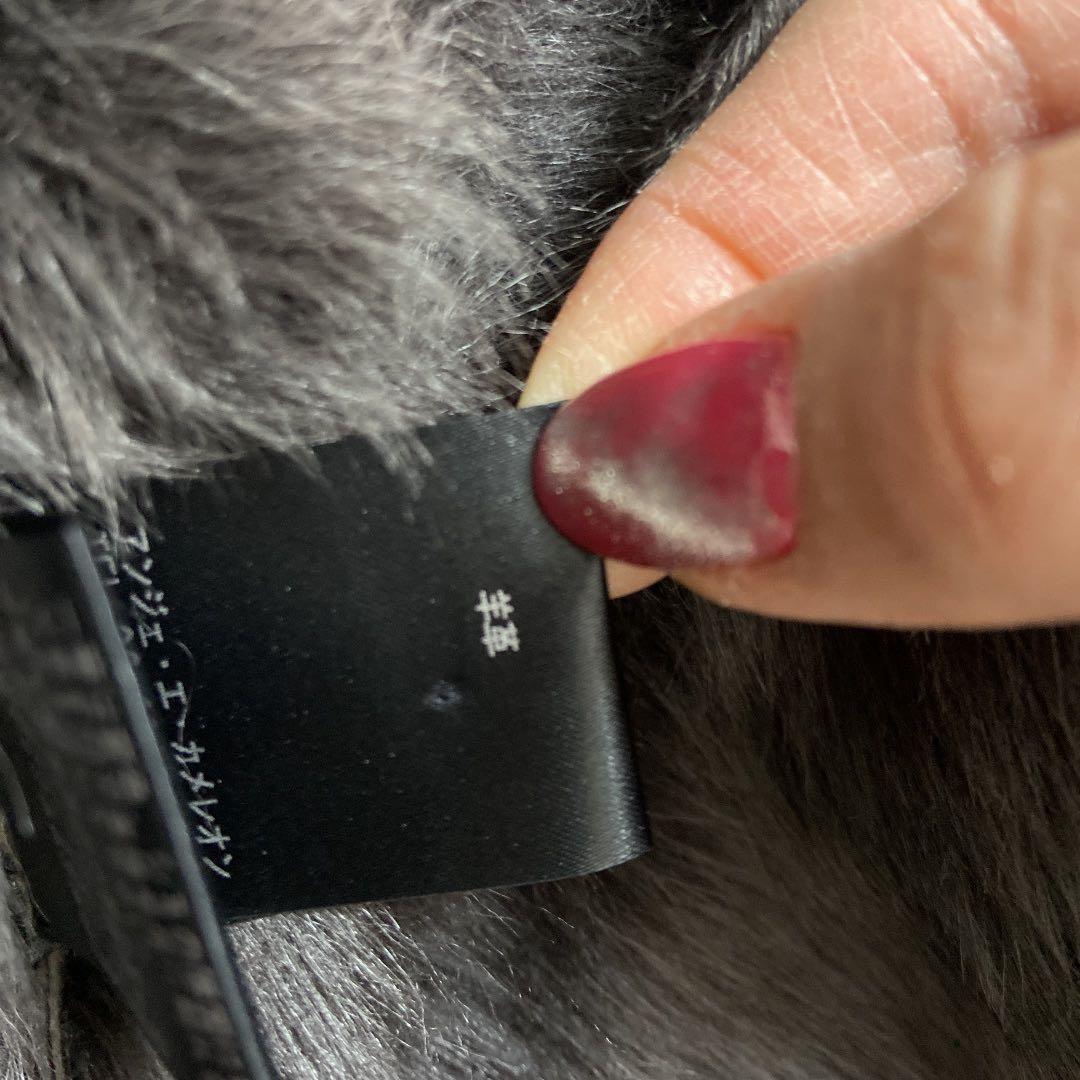 AF リアルムートン　本革 ライダース　　羊毛100%