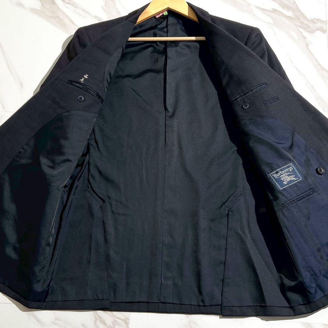 Burberry バーバリー　ダークブルー ダブルブレストスーツ