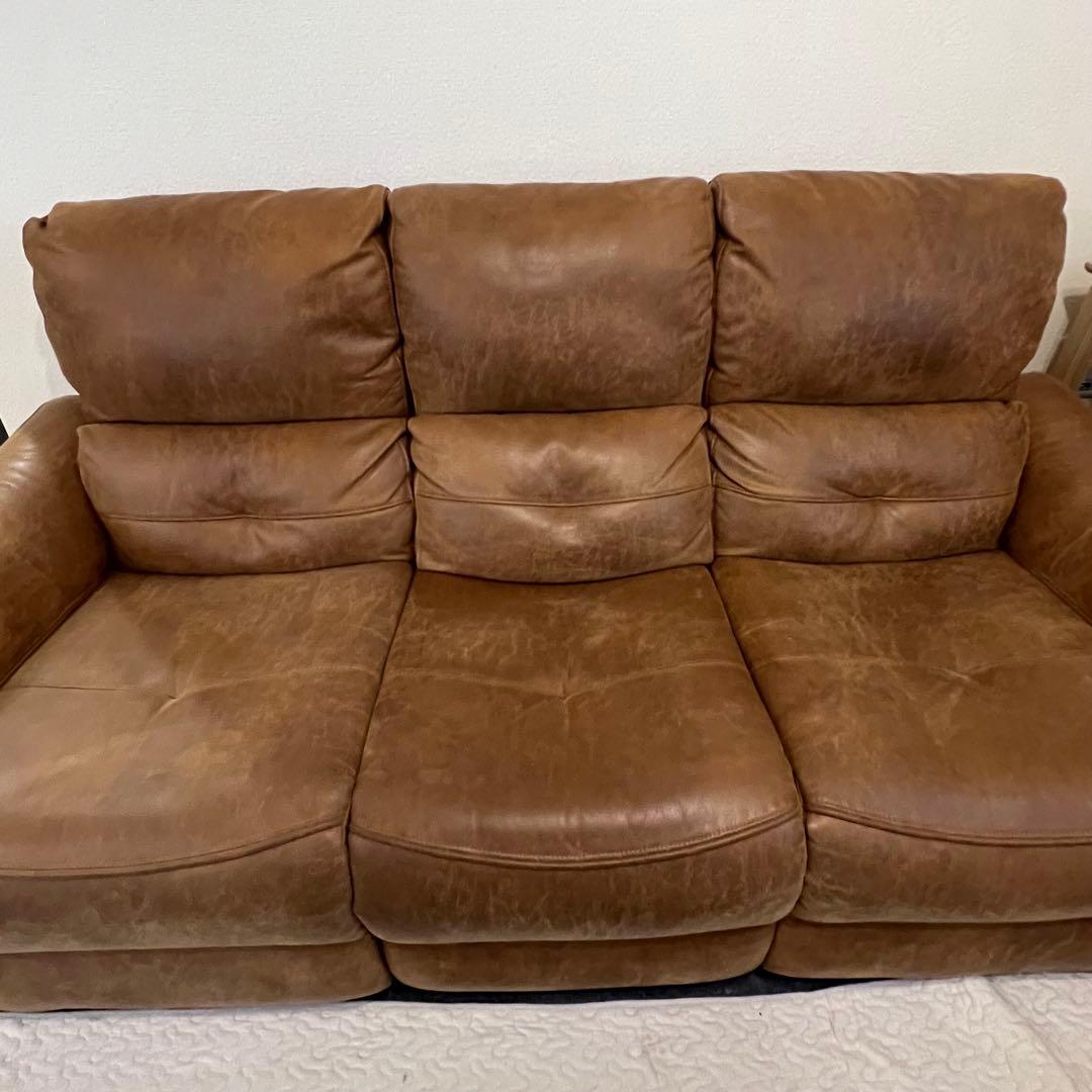 【お値下げ！】関家具 バッジオ 電動ソファ 3人掛け【定価80%OFF!】