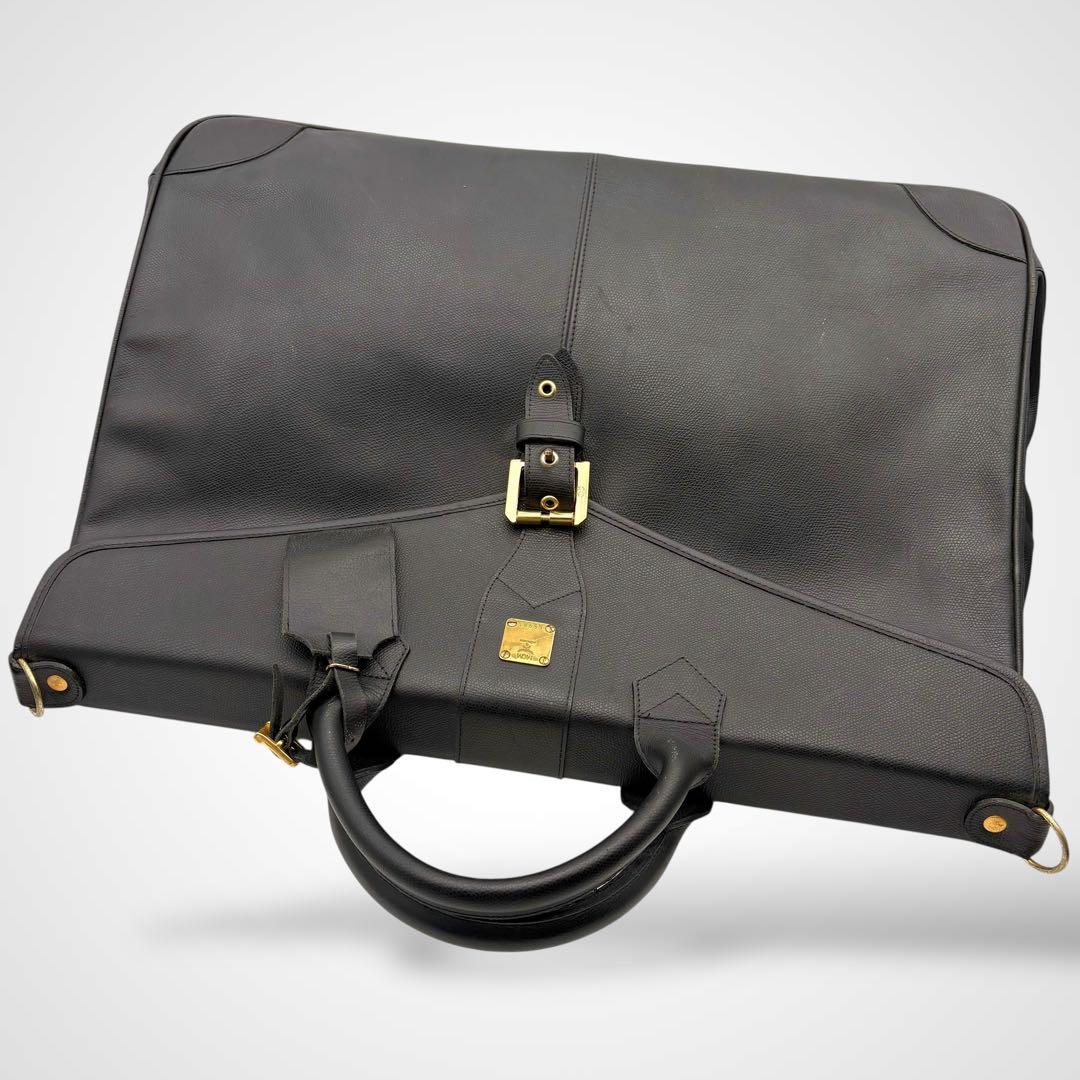 希少✨MCM 2way Boston Bag Leather Black