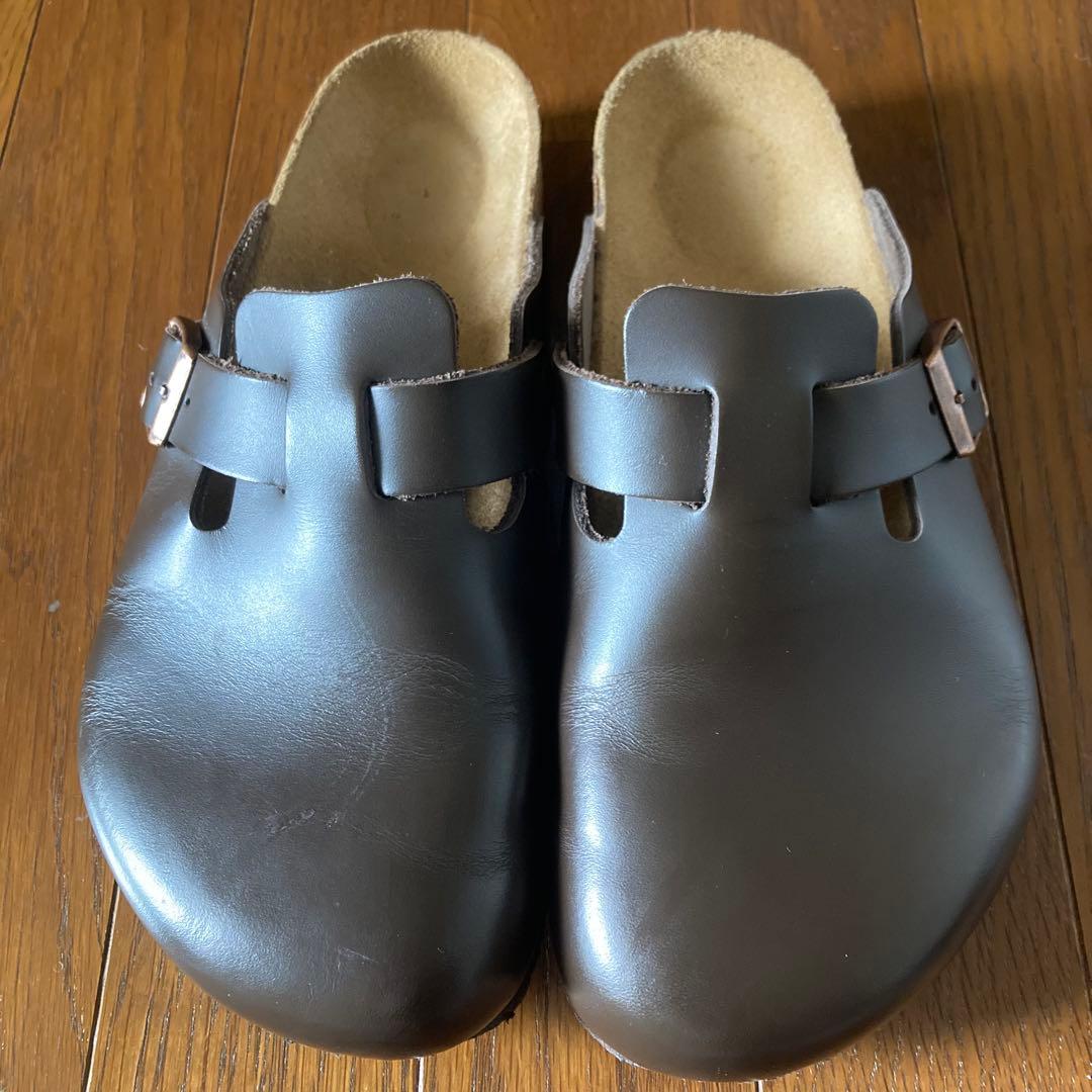 【美品】ビルケンシュトック ボストン ダークブラウン 40