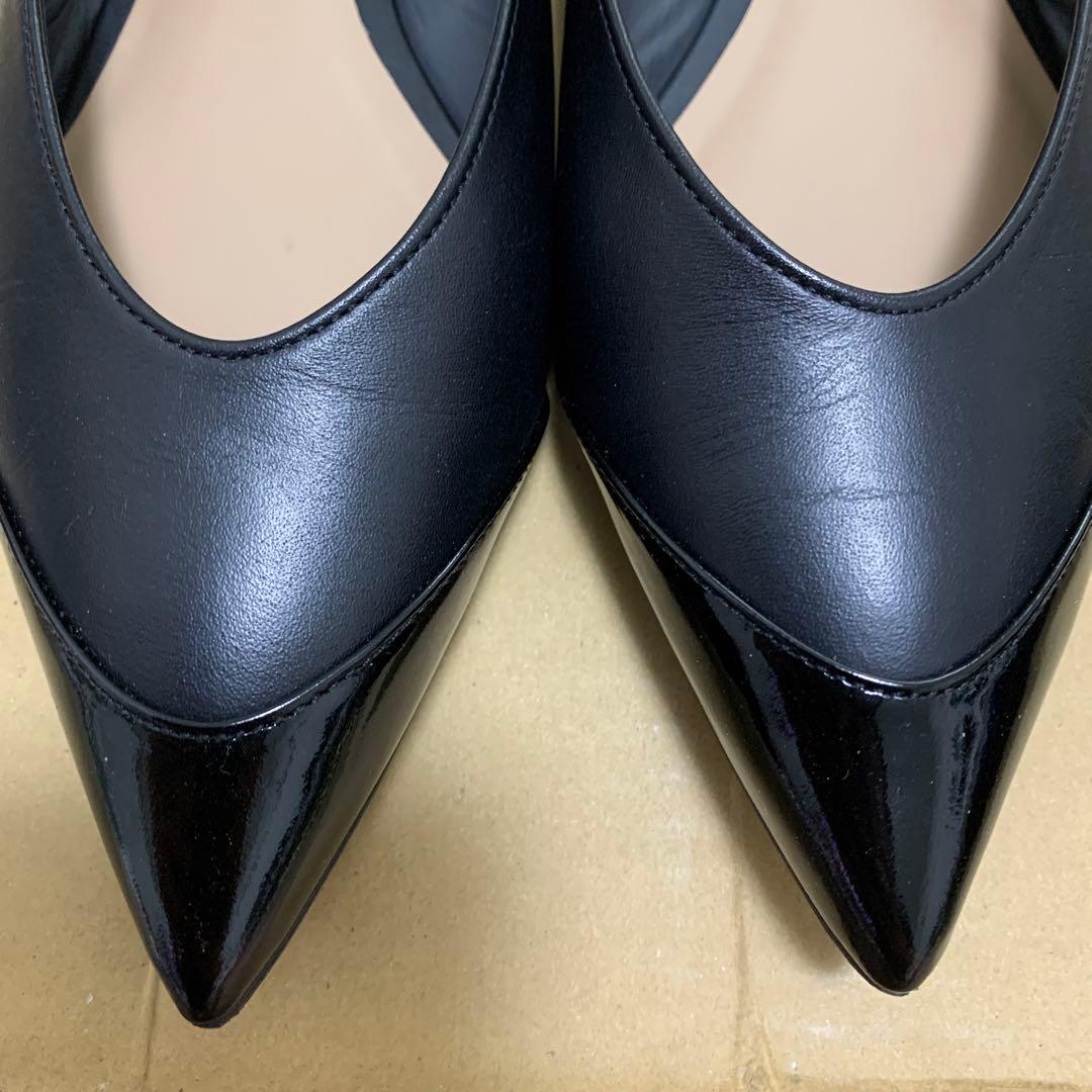 ODETTE E ODILE スライトトゥキャップフラット 23.5