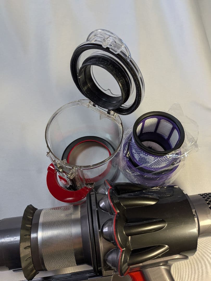 37分　ダイソン　掃除機　SV18　稼働品　清掃済　純正スタンドセット　動作保証