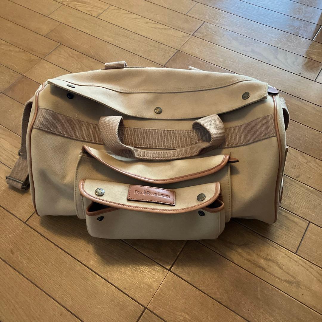 Polo Ralph Lauren ボストンバッグ ベージュ