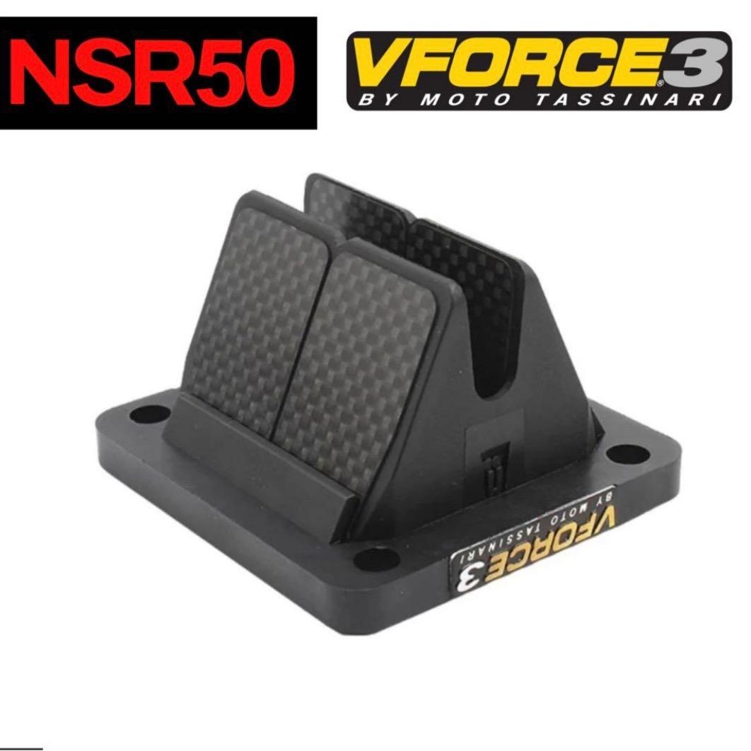 格安新品NSR50 NS-1等用 VFORCE3 ビックリードバルブ カーボン