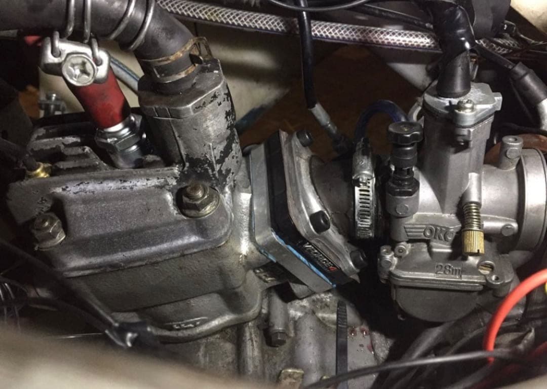 格安新品NSR50 NS-1等用 VFORCE3 ビックリードバルブ カーボン