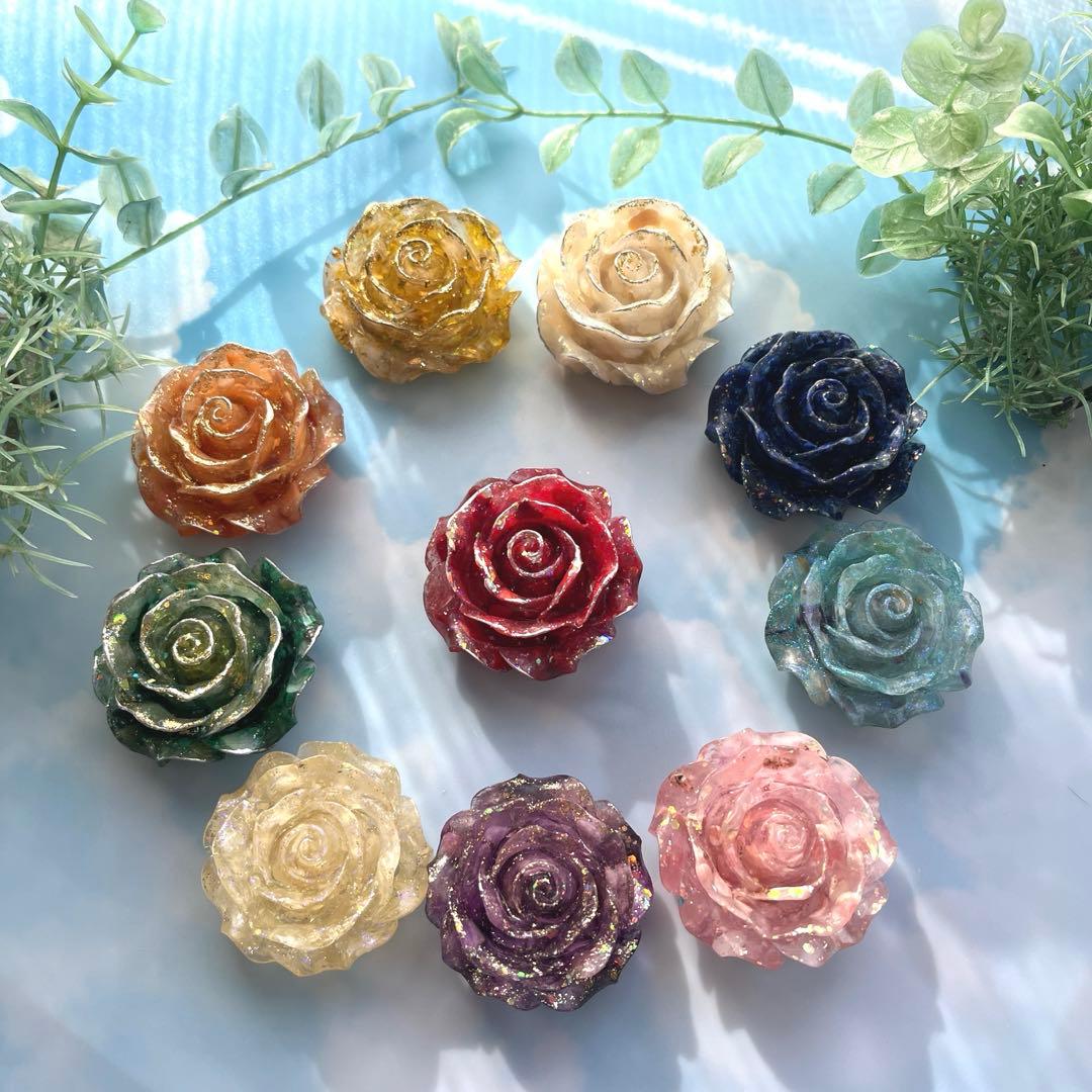 つねりん バラのオルゴナイト