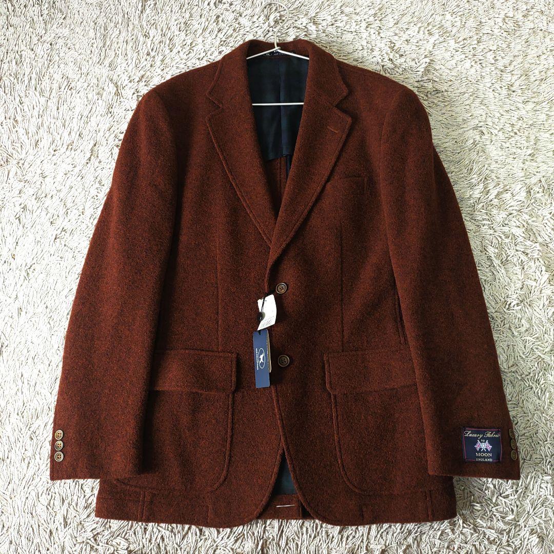 【新品タグ付き】MOON ムーン　ブラウン　テーラードジャケット　ウール