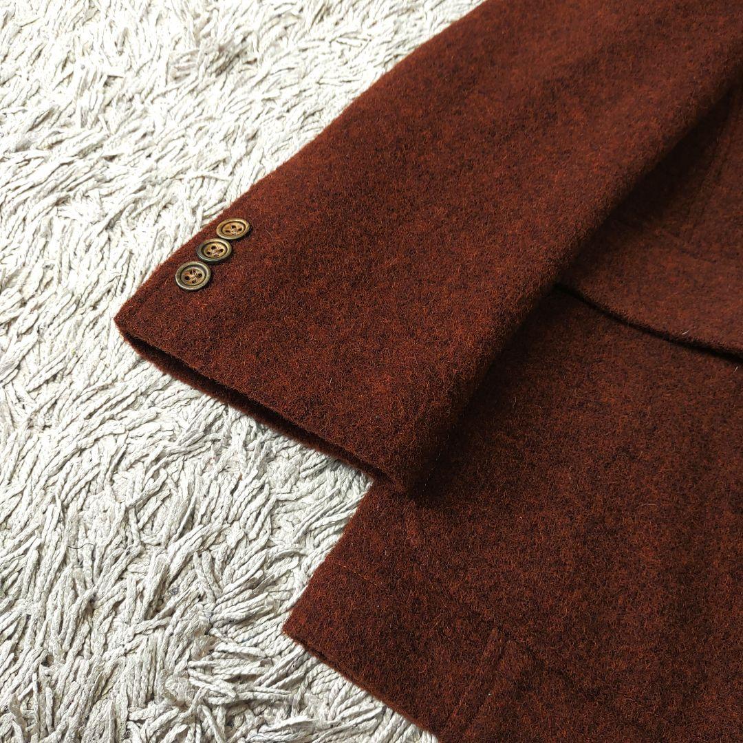 【新品タグ付き】MOON ムーン　ブラウン　テーラードジャケット　ウール