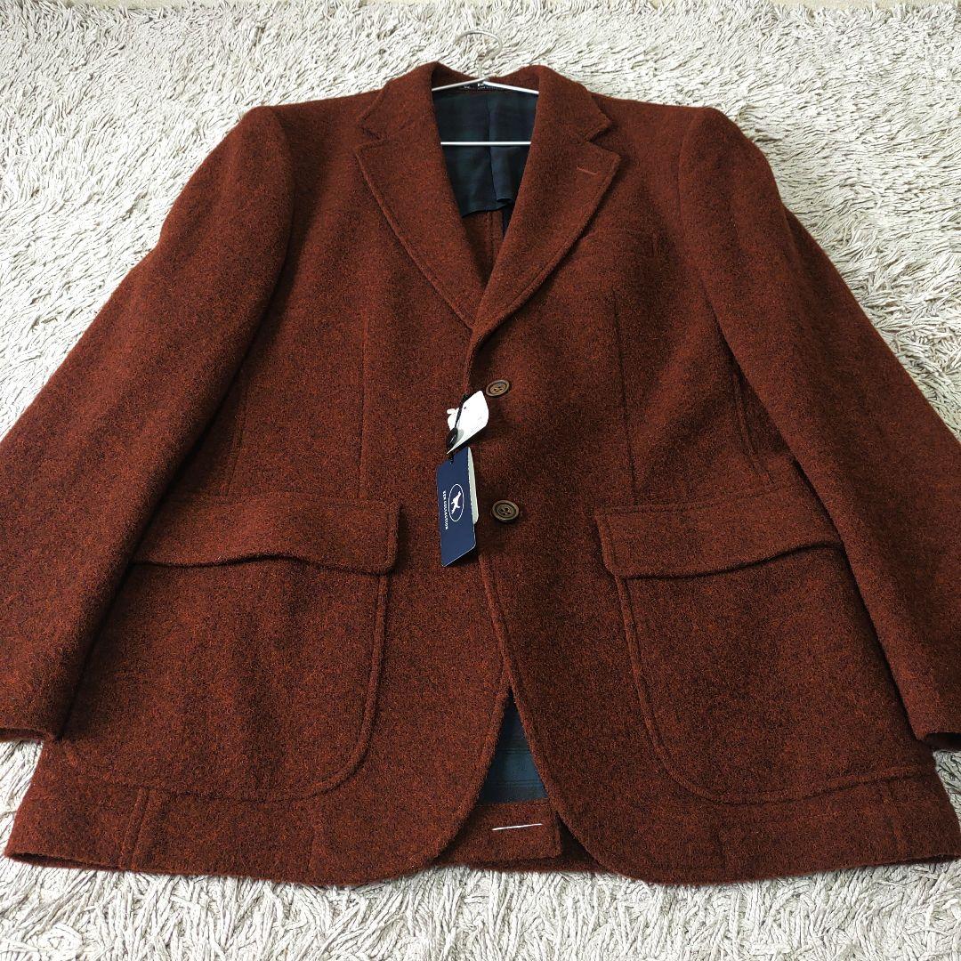 【新品タグ付き】MOON ムーン　ブラウン　テーラードジャケット　ウール