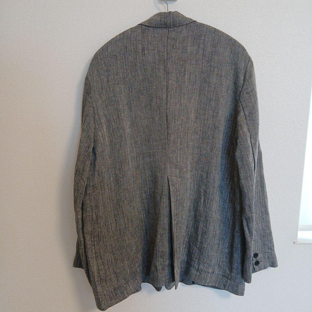 Spick&Span 2024リネンエアリージャケット 麻100% グレー 38