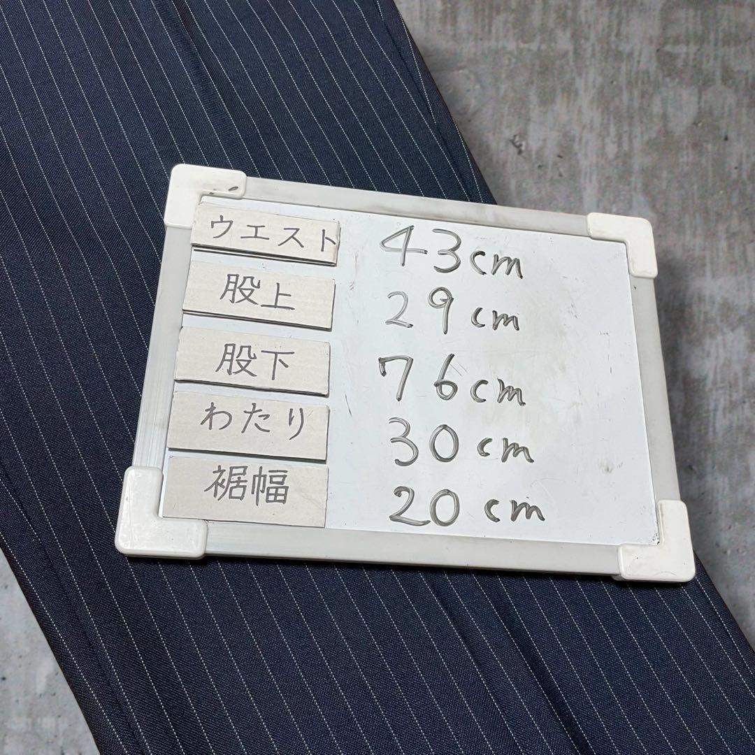 現行 ポロラルフローレン スーツ セットアップ ストライプ イタリア製 紺 L