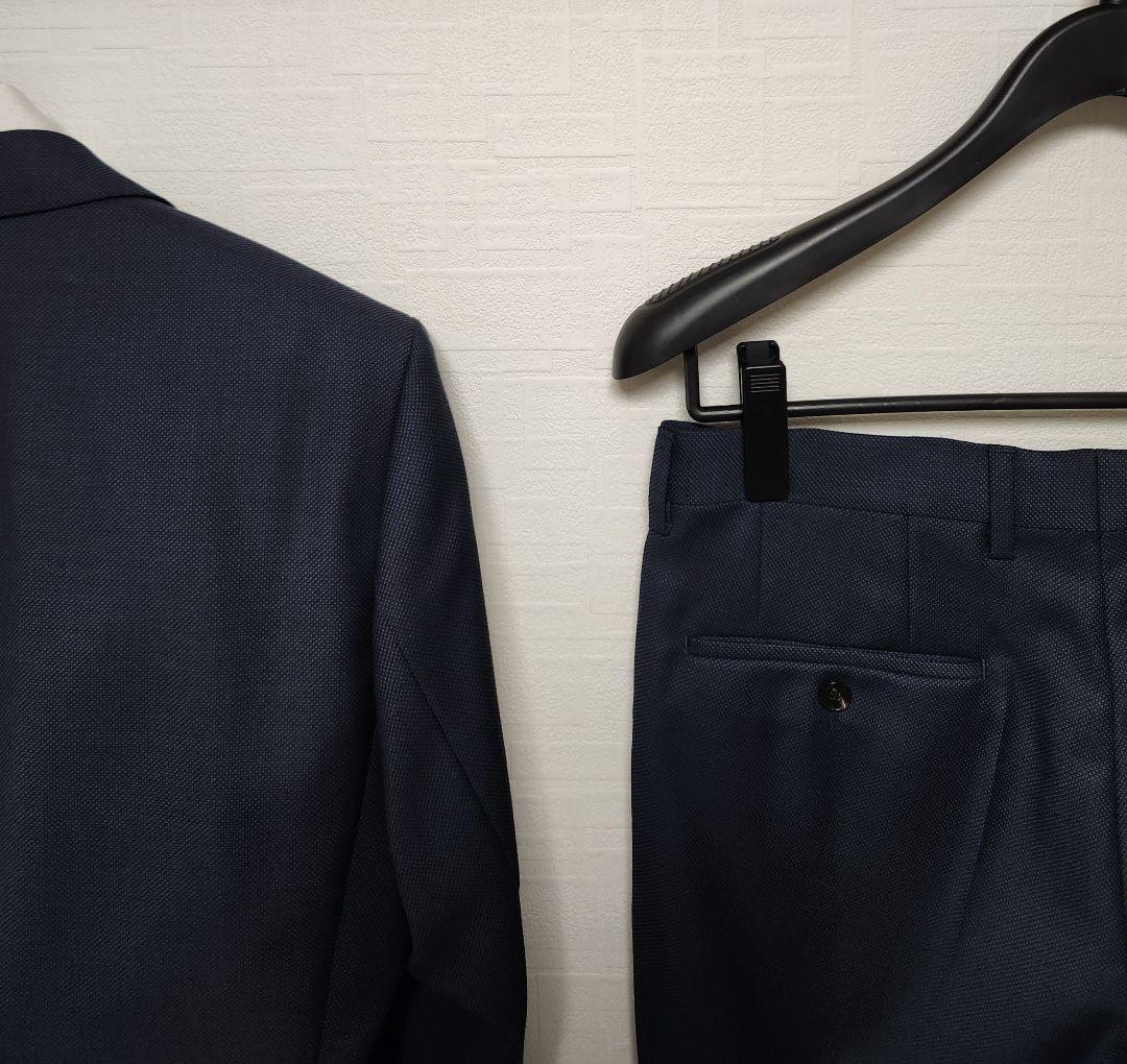 HUGO BOSS　×　TESSE　メンズスーツ　セットアップ　濃紺　美品