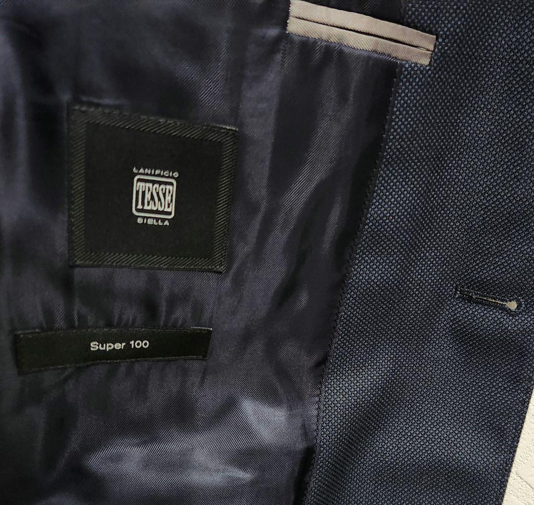 HUGO BOSS　×　TESSE　メンズスーツ　セットアップ　濃紺　美品