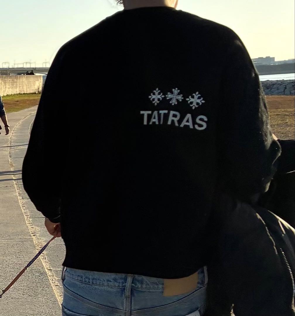 TATRAS ブラック スウェット トレーナー「美品」