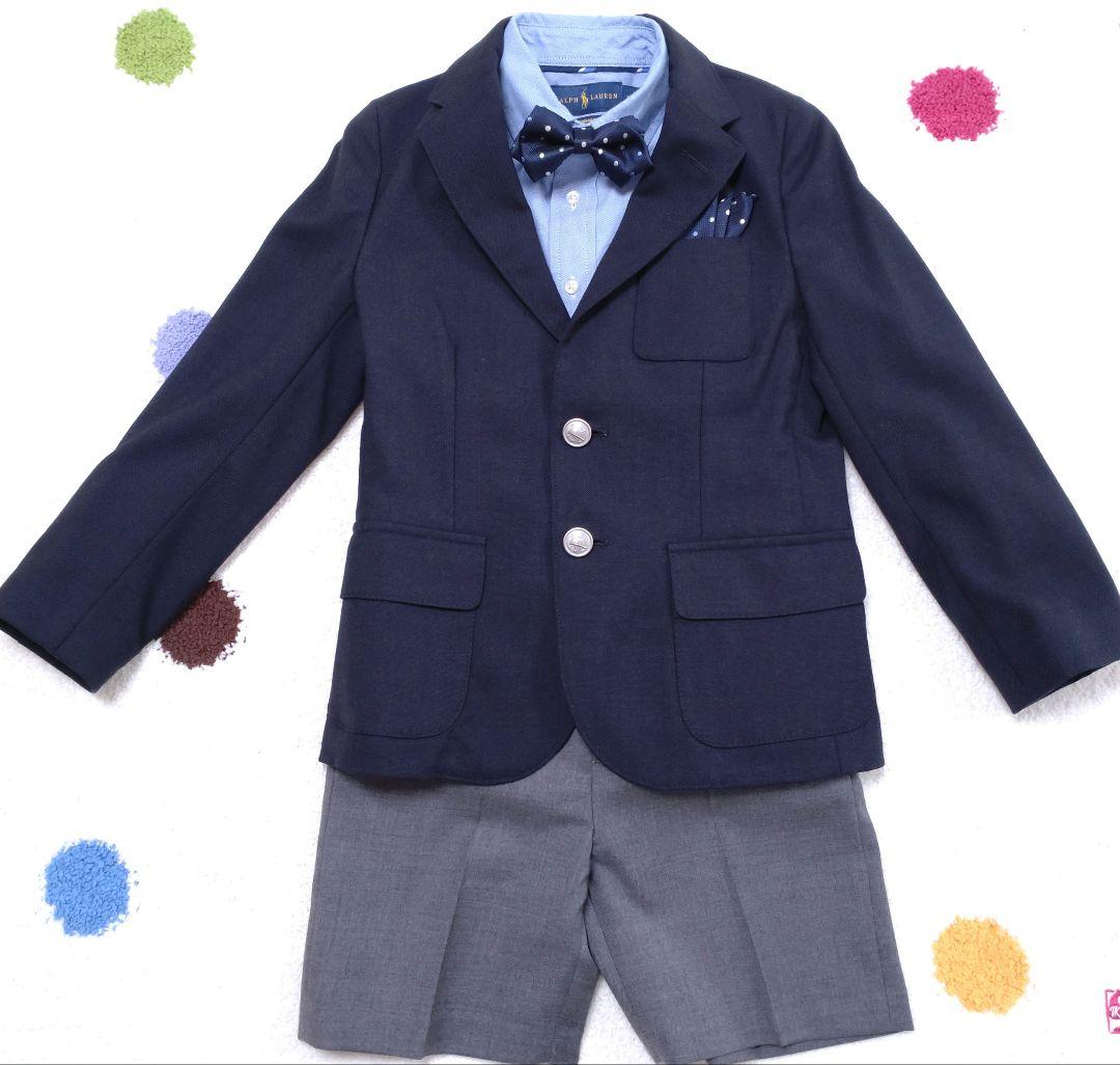 Ralph Lauren 紺 スーツ 5点セット 110 ＆ 120cm
