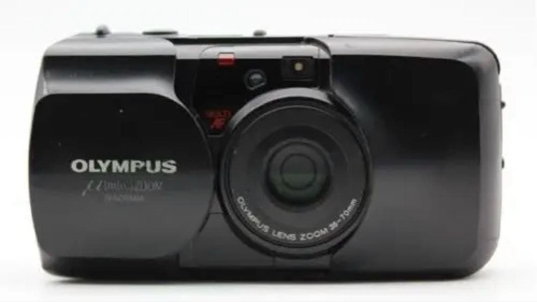 OLYMPUS コンパクトフィルムカメラ 黒