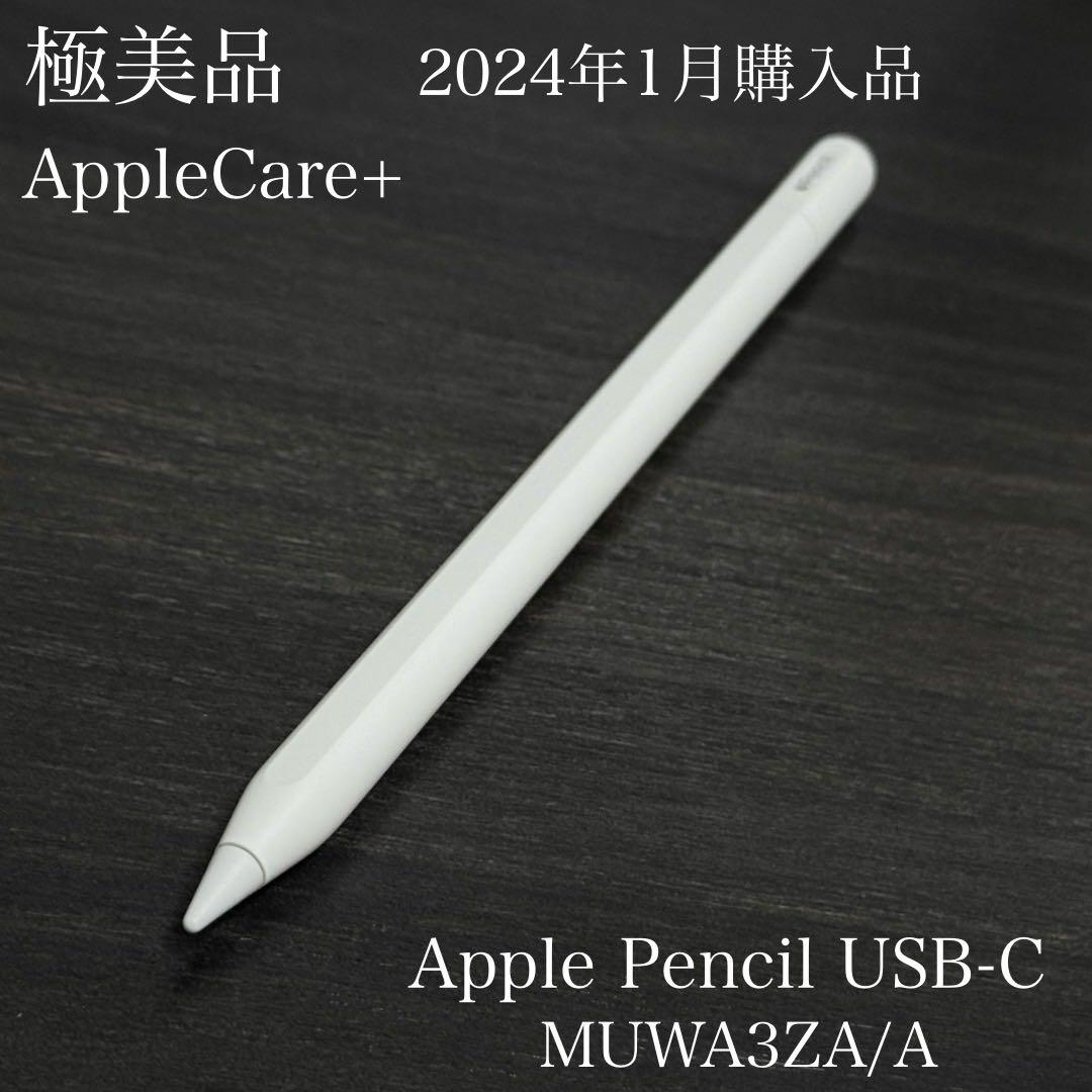 極美品　AppleCare+保証付き　Apple Pencil USB-C