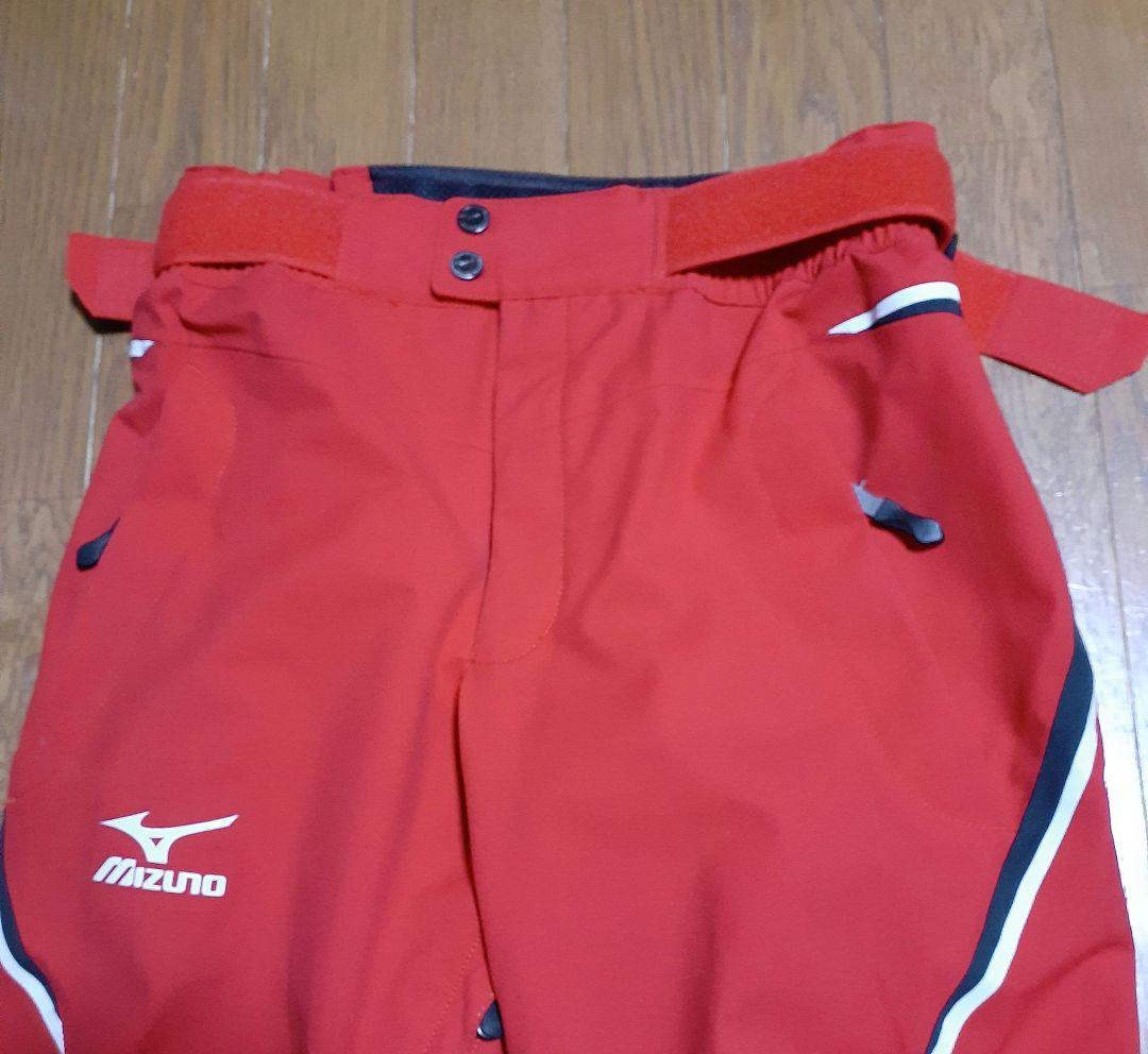 Mizuno メンズ ウィンタースポーツ 上下セット XS 赤 2023年購入品