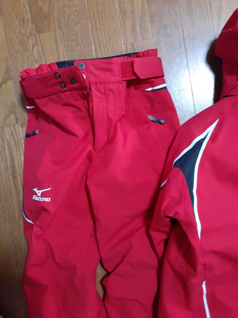 Mizuno メンズ ウィンタースポーツ 上下セット XS 赤 2023年購入品