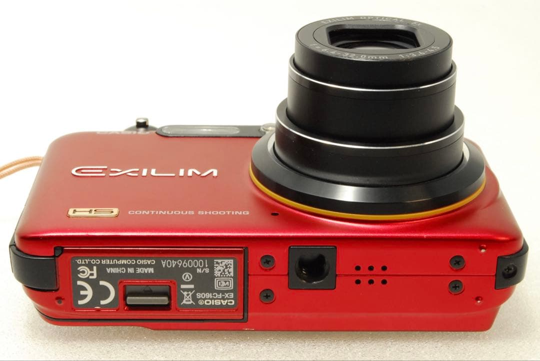 CASIO EXILIM EX-FC160S ❤️スマホ転送 動作確認済 レッド