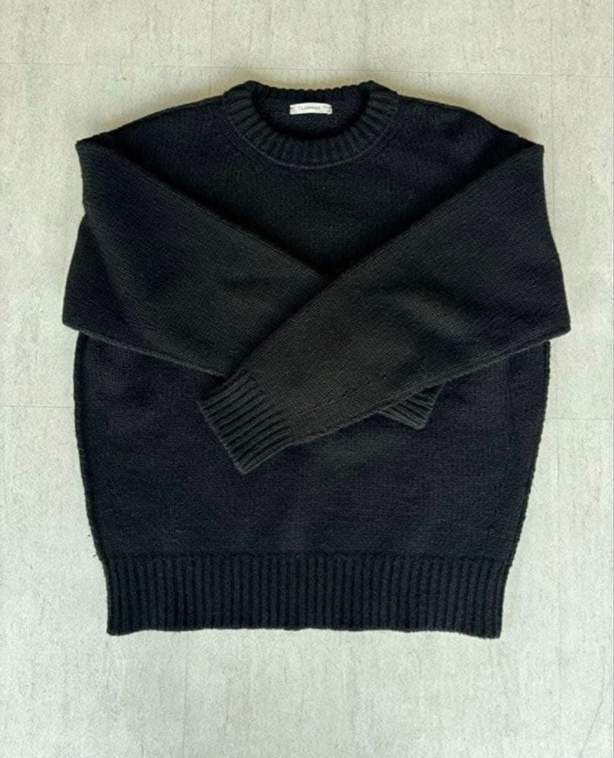lemaire 23aw boxy クルーネック　プルオーバー　サイズm