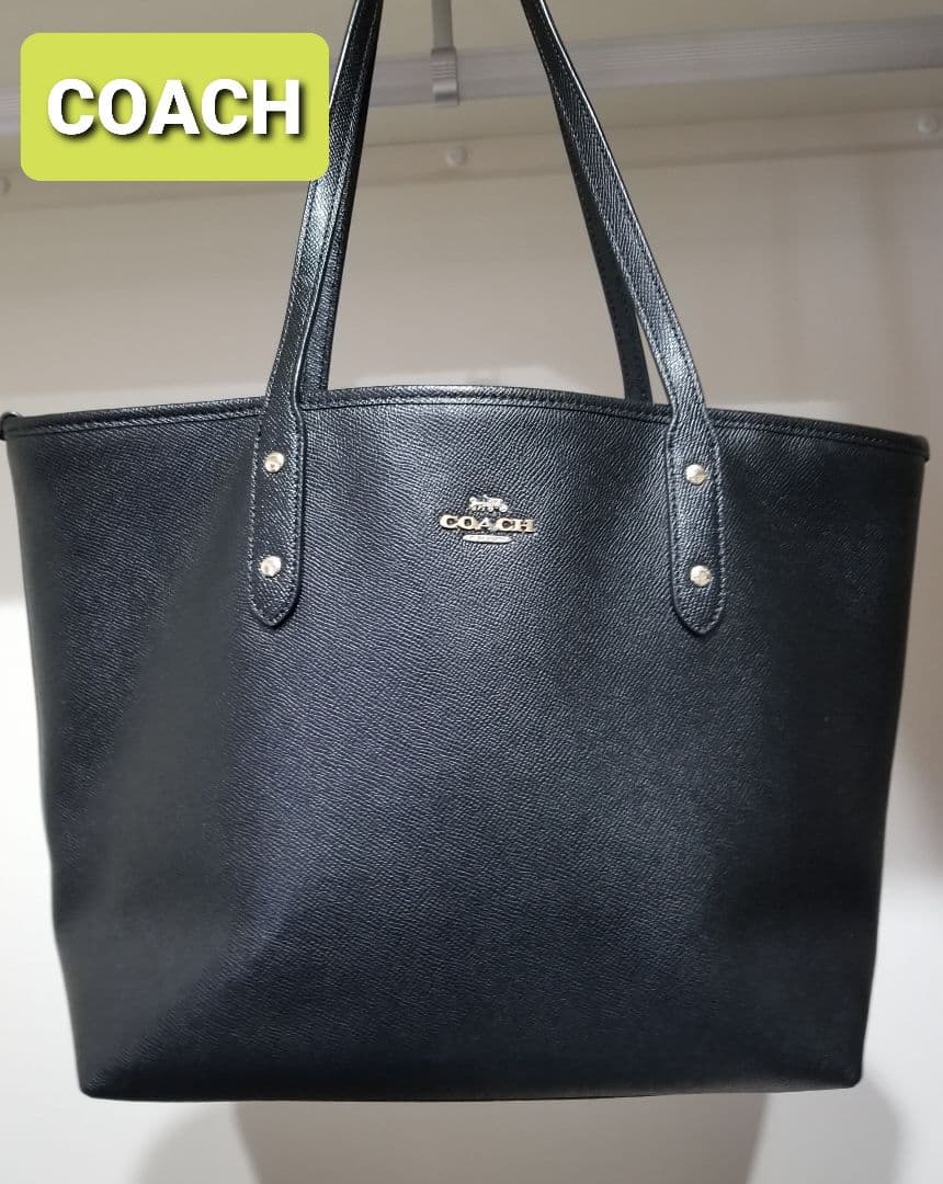 COACH シンプルショルダー　美品　黒
