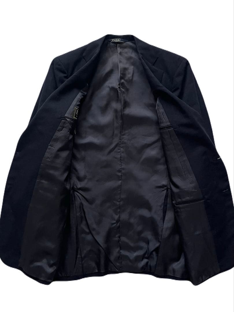 超希少 70s USA製 ラルフローレン ネイビーブレザー テーラードジャケット