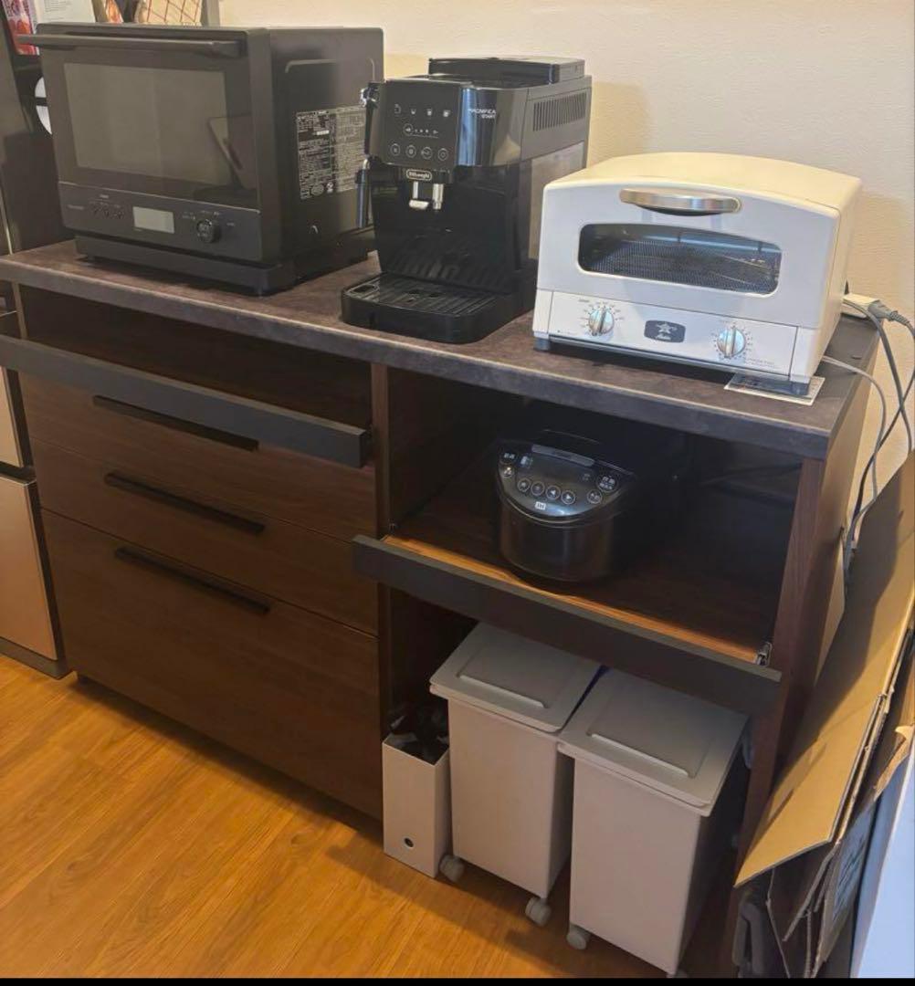 タイムセール⭐️SY-1400R パモウナ キッチンカウンター レンジ台