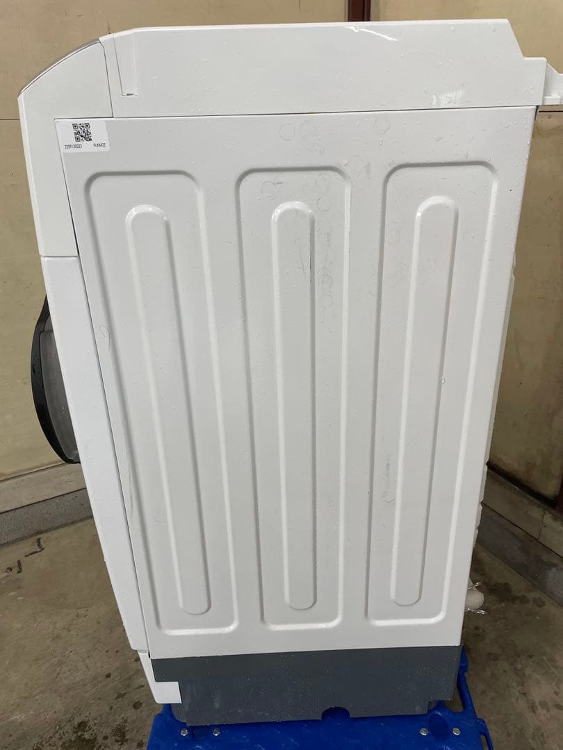 分解洗浄済ドラム式洗濯機 8kg アイリスオーヤマ FLK842Z-W 2022
