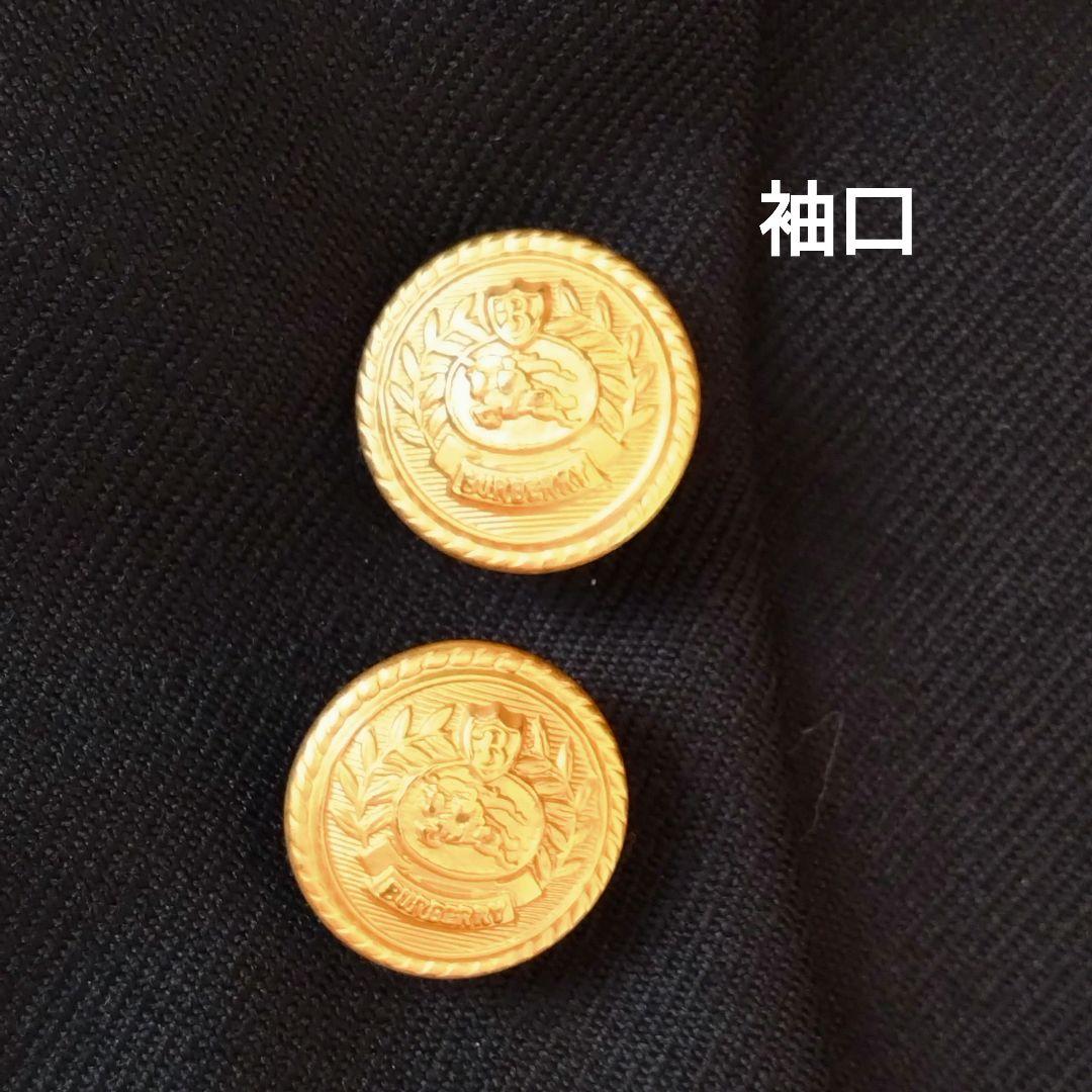 バーバリー BURBERRY ブレザー 160A　ネイビー 金・銀ボタン