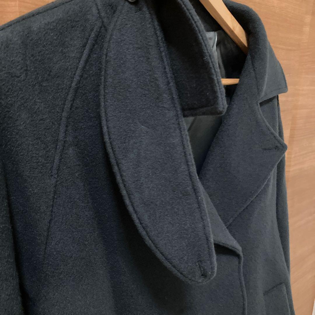 新品　ヤマダヤ　スコットクラブ　ダークグレー ピーコート 定価43000円