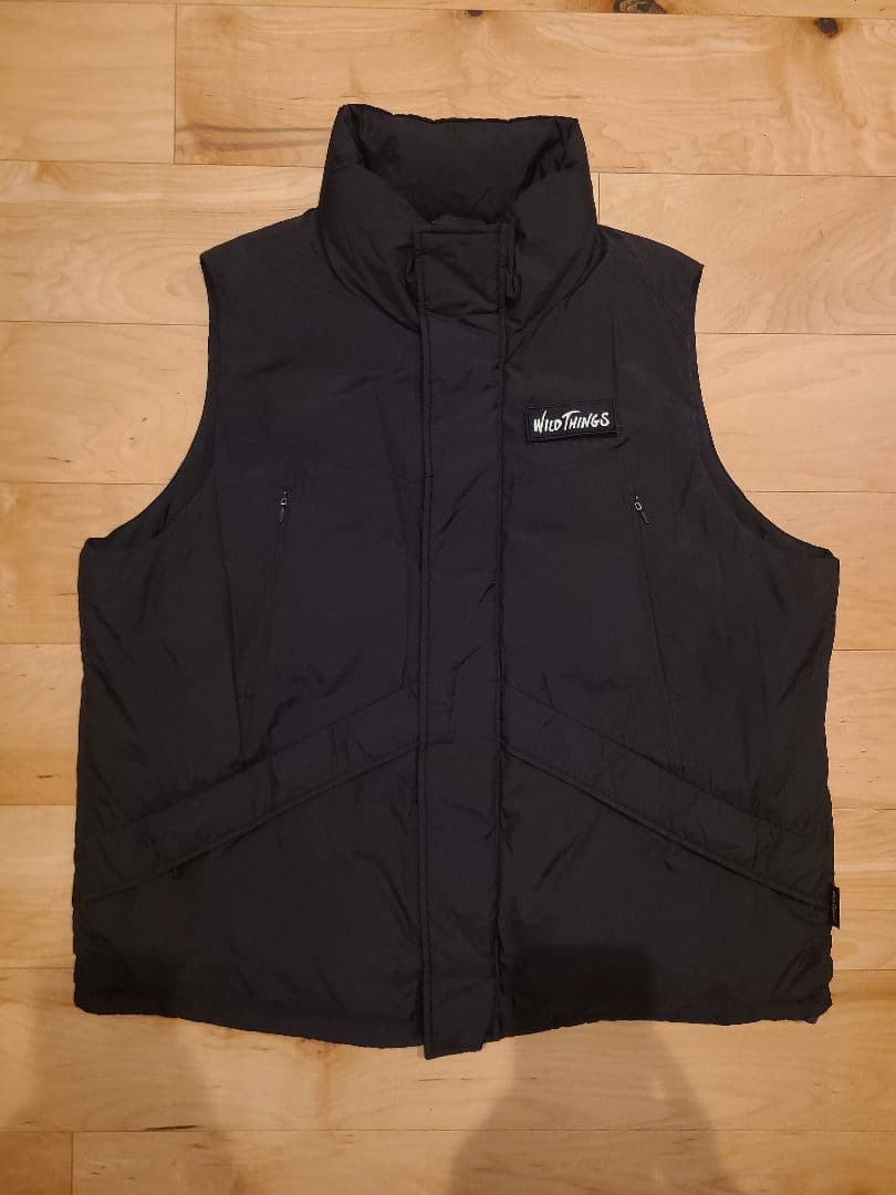 WILD THINGS モンスター ダウンベスト ブラック Mサイズ