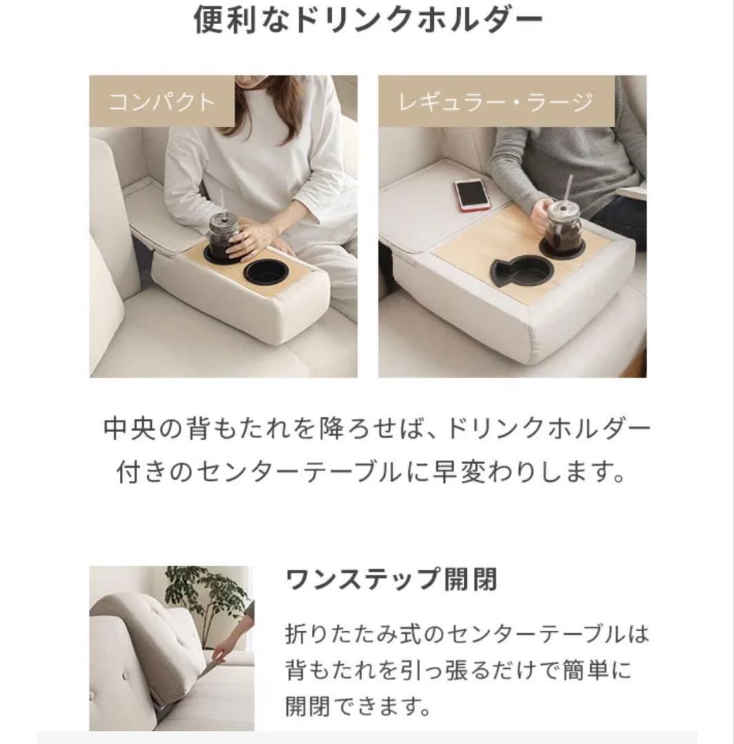 【SlimShady】モダンデコ ソファー 収納付き ソファーベッド