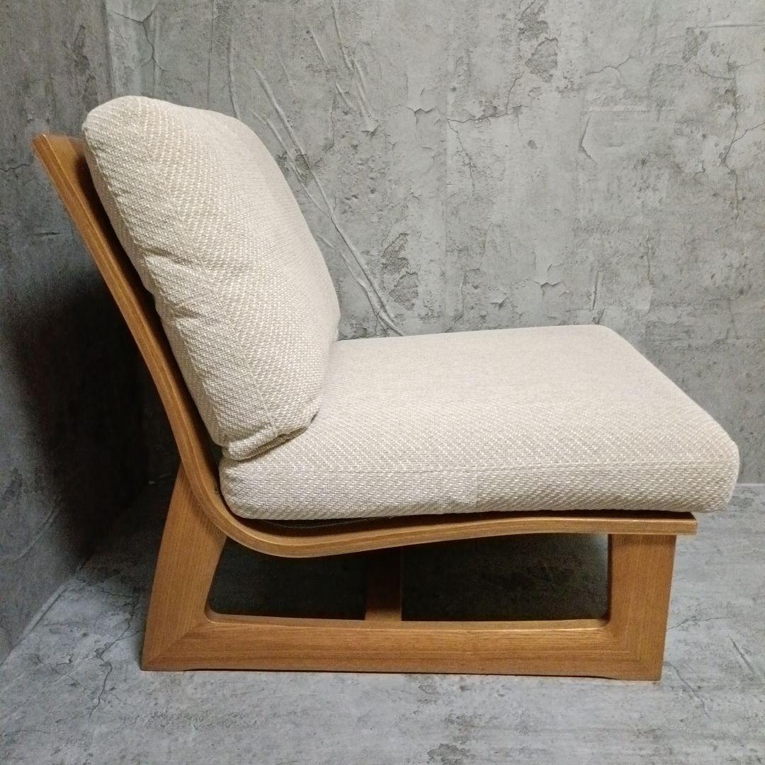 カリモク 木組 ベントウッドソファ プライウッド アームレスソファー レトロ　2