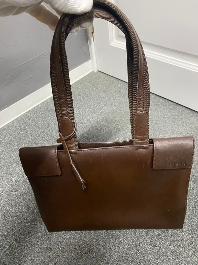 【本革】PRADA トートバッグ　ビジネスバッグ