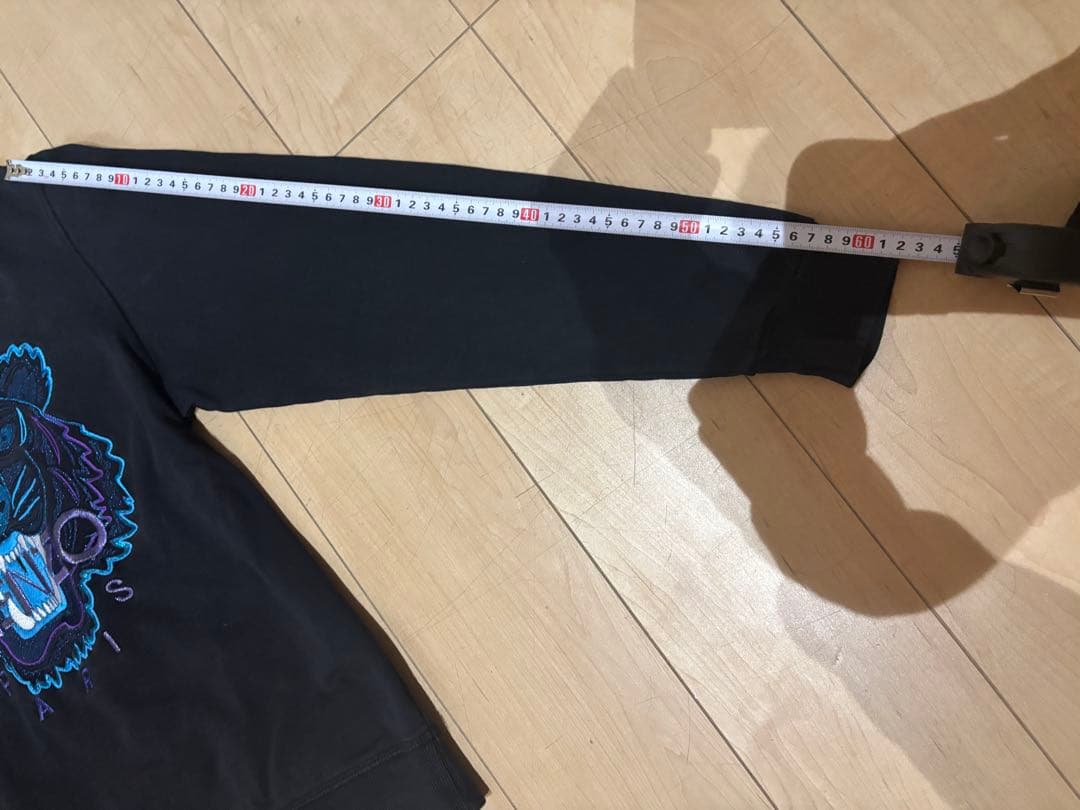 KENZO トラ刺繍 ブラック スウェット M