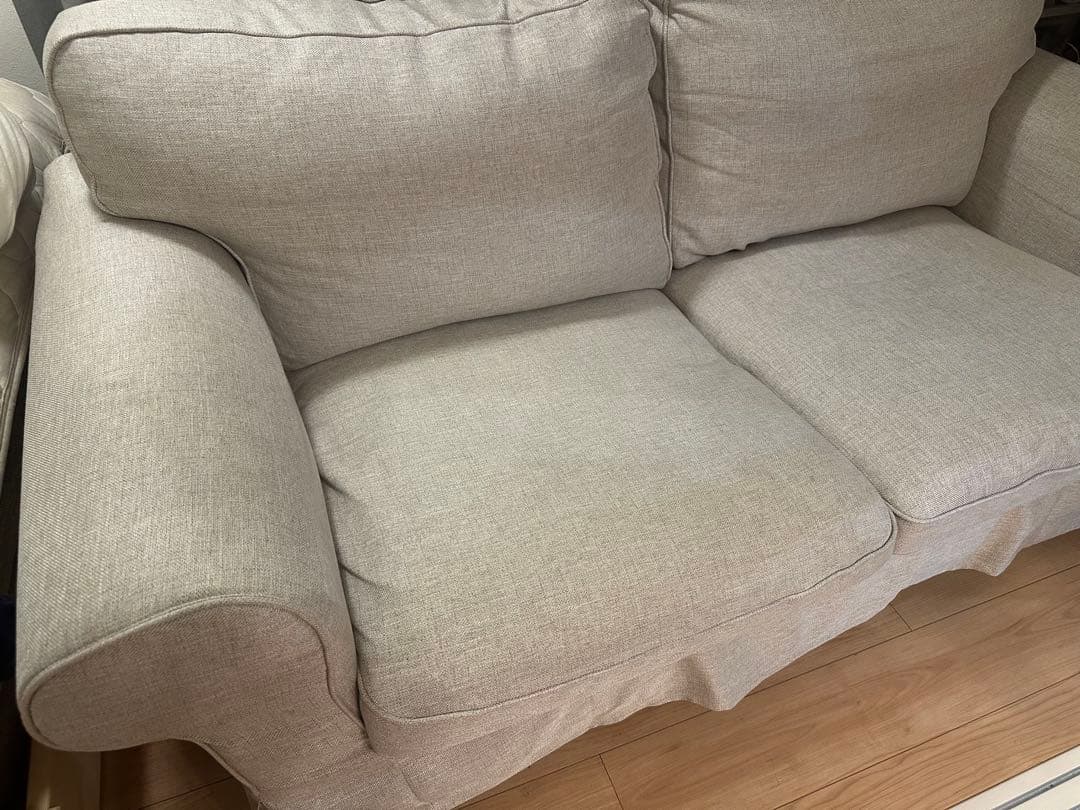 IKEA エークトルプ2人掛けソファ　キランダライトベージュ