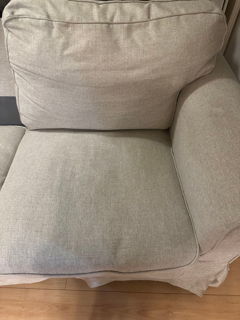 IKEA エークトルプ2人掛けソファ　キランダライトベージュ