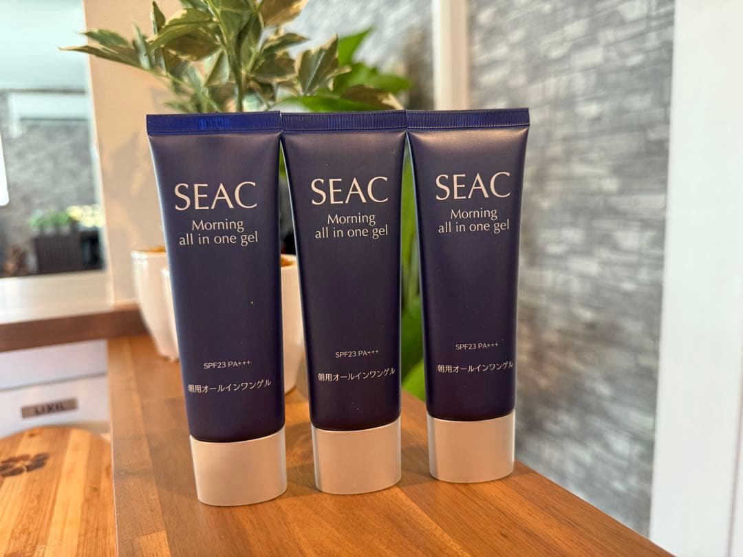 SEAC シーク オールインワンジェル朝用50g 3個