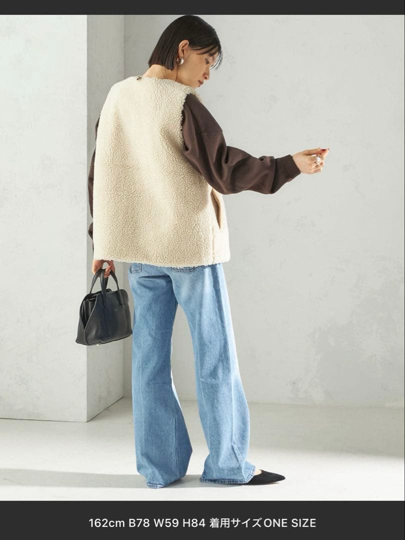 Barbour ボアベスト ベージュ