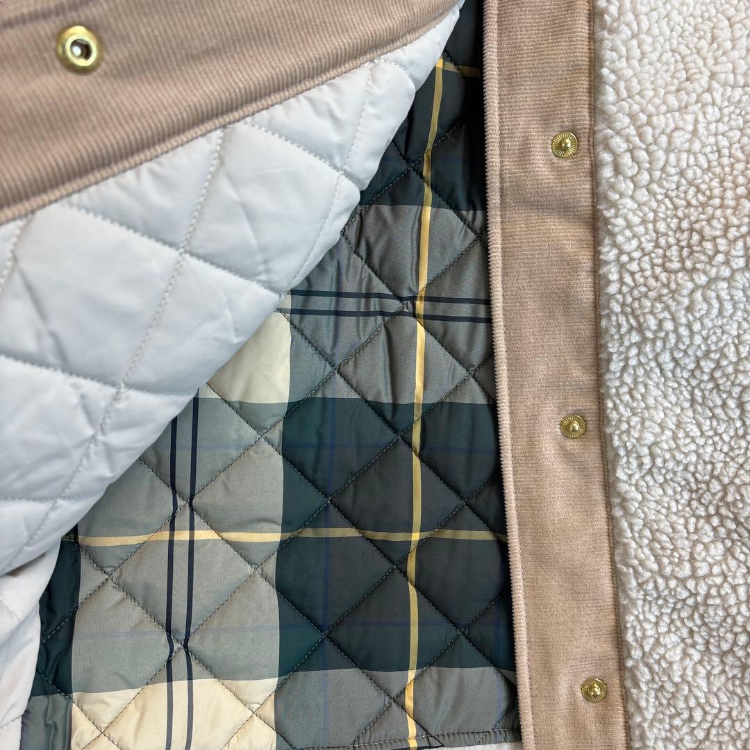 Barbour ボアベスト ベージュ