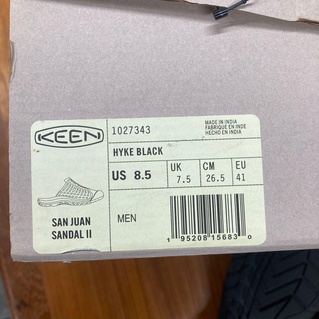 KEEN HYKE Wave コラボサンダル ブラック